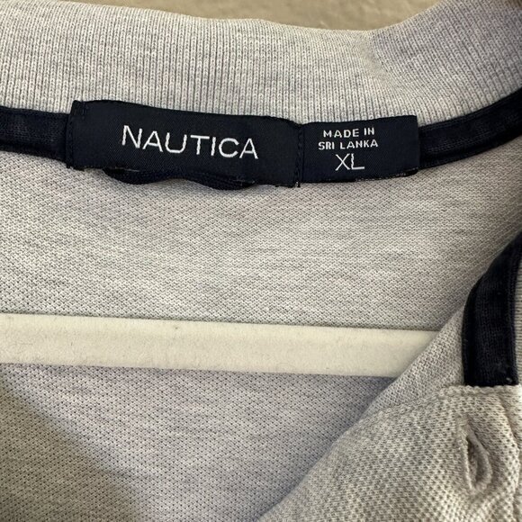 Nautica Men's Gray Polo   Size X-Large‎ - Picture 4 of 9